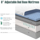 3D Bed Mattress Gel Memory Foam Convoluted Foam for Adjustable Bed