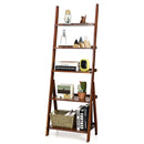5-Tier Bamboo Ladder Shelf for Home Use