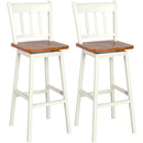 30.5 Inches Set of 2 Swivel Bar Stools with 360¬∞ Swiveling