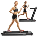 2-in-1 Folding Treadmill with Dual LED Display