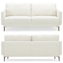 Modern Loveseat with Comfy Backrest Cushions