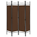 6 Feet 4-Panel Folding Freestanding Room Divider