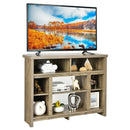 Modern Corner TV Stand with Adjustable Shelves for TVs up to 48 Inch