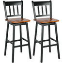 30.5 Inches Set of 2 Swivel Bar Stools with 360¬∞ Swiveling