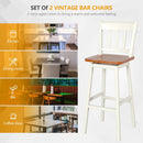 30.5 Inches Set of 2 Swivel Bar Stools with 360¬∞ Swiveling
