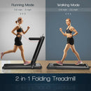 2-in-1 Folding Treadmill with Dual LED Display