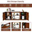 TV Stand with Double Barn Doors for TVs up to 65 Inch