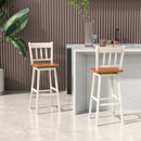 30.5 Inches Set of 2 Swivel Bar Stools with 360¬∞ Swiveling