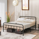 Heavy Duty Metal Platform Bed Frame with Headboard