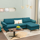 Extra Large Modular L-shaped Sectional Sofa with Reversible Chaise for 4-5 People