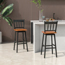 30.5 Inches Set of 2 Swivel Bar Stools with 360¬∞ Swiveling