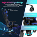 Gaming Chair Adjustable Swivel Computer Chair with Dynamic LED Lights