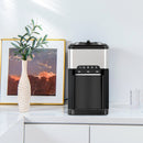 Water Cooler Dispenser 3-in-1 with Built-in Ice Maker and 3 Temperature Settings-Silver