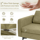 Modern Accent Armchair with Side Storage Pocket