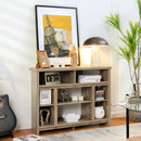 Modern Corner TV Stand with Adjustable Shelves for TVs up to 48 Inch