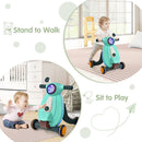 2-in-1 Baby Sit to Stand Learning Walker with Lights and Sounds