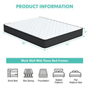 8 Inch Breathable Memory Foam Bed Mattress Medium Firm for Pressure Relieve