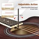 41 Inch Full Size Cutaway Acoustic Guitar Set for Beginner
