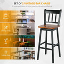 30.5 Inches Set of 2 Swivel Bar Stools with 360¬∞ Swiveling