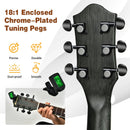 41 Inch Full Size Cutaway Acoustic Guitar Set for Beginner