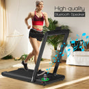 2-in-1 Folding Treadmill with Dual LED Display