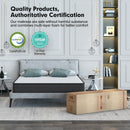 8 Inch Breathable Memory Foam Bed Mattress Medium Firm for Pressure Relieve