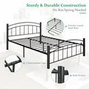 Modern Platform Bed with Headboard and Footboard
