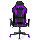 Gaming Chair Adjustable Swivel Computer Chair with Dynamic LED Lights