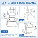 Kids Recliner Chair with Side Pockets and Footrest