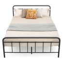 Heavy Duty Metal Platform Bed Frame with Headboard