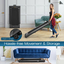 2-in-1 Folding Treadmill with Dual LED Display