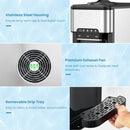 3-in-1 Water Cooler Dispenser with Ice Maker & Temp Settings