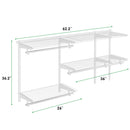 Custom Closet Organizer Kit 3 to 5 Feet Wall-Mounted Closet System with Hang Rod