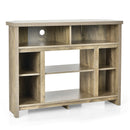 Modern Corner TV Stand with Adjustable Shelves for TVs up to 48 Inch