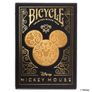 Disney Mickey Mouse inspired Black and Gold Playing Cards