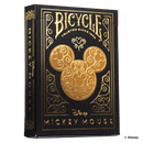 Disney Mickey Mouse inspired Black and Gold Playing Cards