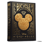 Disney Mickey Mouse inspired Black and Gold Playing Cards