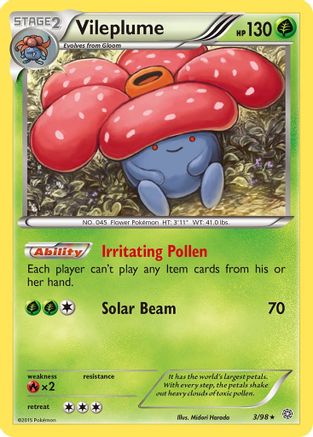 Vileplume 003/98 - XY  Ancient Origins
