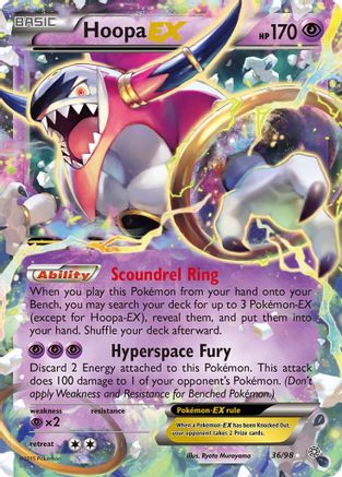 Hoopa EX 036/98 - XY  Ancient Origins Holofoil