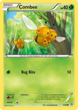 Combee 009/98 - XY  Ancient Origins Reverse Holofoil