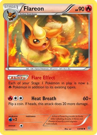 Flareon 013/98 - XY  Ancient Origins