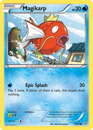 Magikarp 019/98 - XY  Ancient Origins Reverse Holofoil