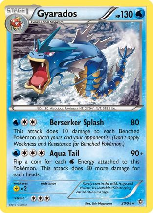 Gyarados 020/98 - XY  Ancient Origins