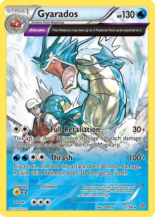 Gyarados 021/98 - XY  Ancient Origins Holofoil