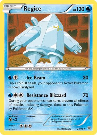 Regice 024/98 - XY  Ancient Origins