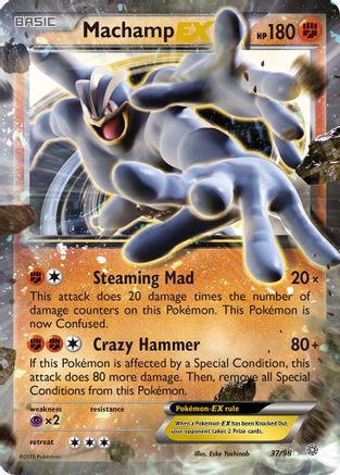 Machamp EX 037/98 - XY  Ancient Origins Holofoil