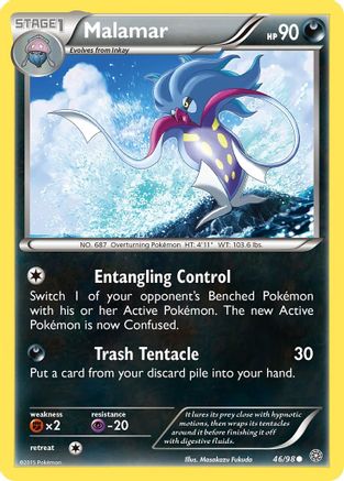 Malamar 046/98 - XY  Ancient Origins Reverse Holofoil