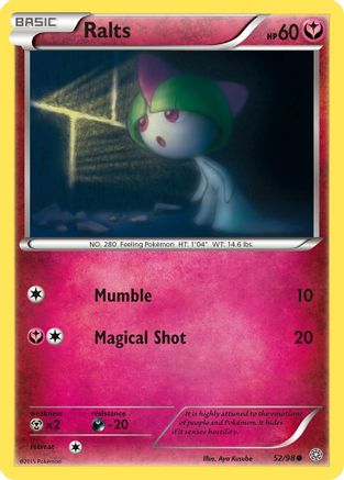 Ralts 052/98 - XY  Ancient Origins Reverse Holofoil