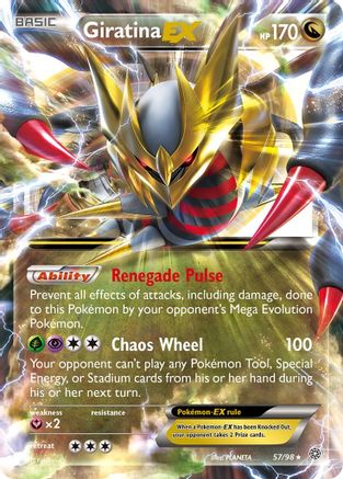 Giratina EX 057/98 - XY  Ancient Origins Holofoil