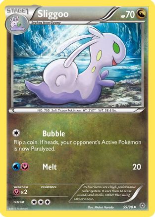 Sliggoo 059/98 - XY  Ancient Origins Reverse Holofoil